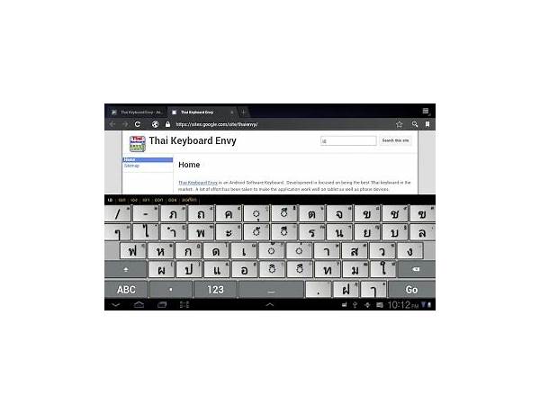 Thai Keyboard Envy Free for Android - Download the APK from Habererciyes